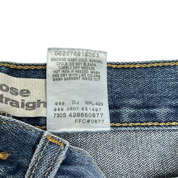 Levi’s 569 loose straight distressed jeans size 30 - Picture 11 of 15